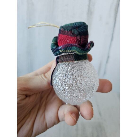 Glitter heart snowman star ornament Xmas tree - Picture 14 of 14